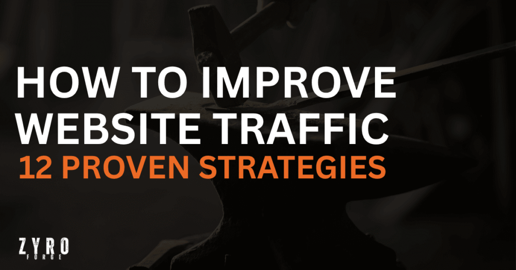 How to Improve My Website Traffic: 12 Proven Strategies That Actually Work (2026 Guide) how to improve website traffic cover image